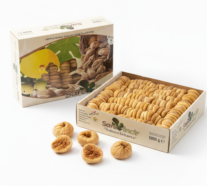 Sari Incir Premium Sun-Dried Figs – 5000g | 100% Natural