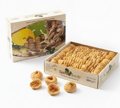Sari Incir Premium Sun-Dried Figs – 5000g | 100% Natural