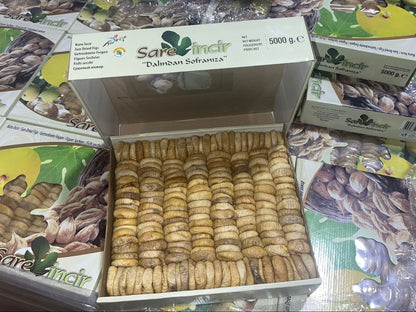 Sari Incir Premium Sun-Dried Figs – 5000g | 100% Natural