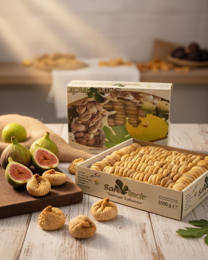 Sari Incir Premium Sun-Dried Figs – 5000g | 100% Natural