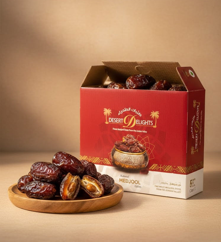 Premium Medjool Dates Desert Delights 5kg – Extra Quality from the Jordan Valley